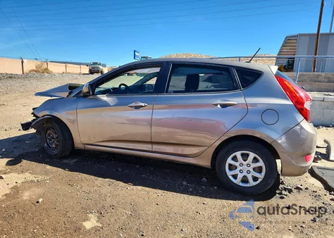 2014 Hyundai Accent Gs z USA, uszkodzony, nr VIN KMHCT5AE7EU158620